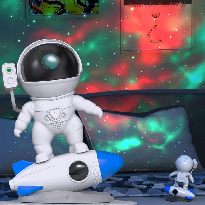 Rocket Astronaut Nebula Star Projector