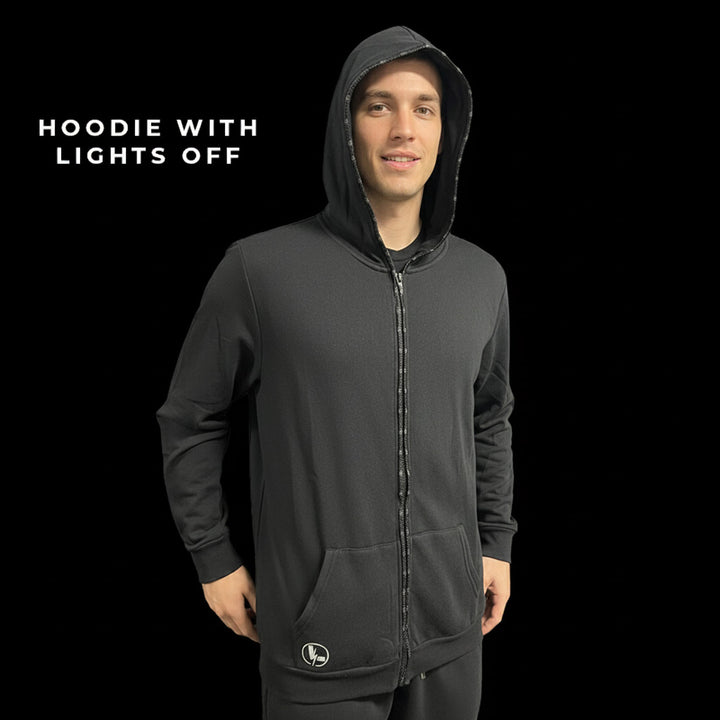 Luminoid LED Hoodie - Bluetooth App Controlled - Rechargeable