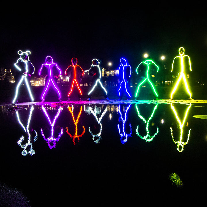 Lightup stickman Costume Group