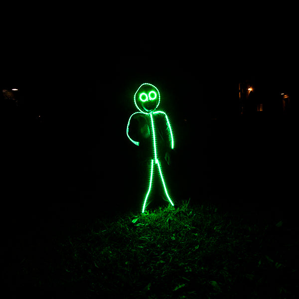 LED Glasses Add-on for Single Color Stickman