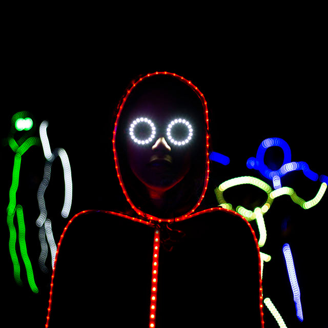 LED Glasses Add-on for Single Color Stickman