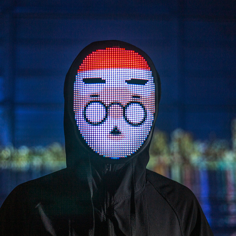Boywithuke Led Face Changing Mask with Bluetooth Controlled APP