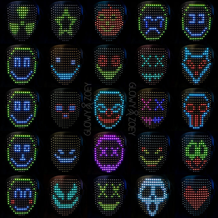 LED Face Changing Mask