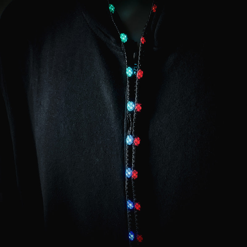 Luminoid LED Hoodie - Bluetooth App Controlled - Rechargeable