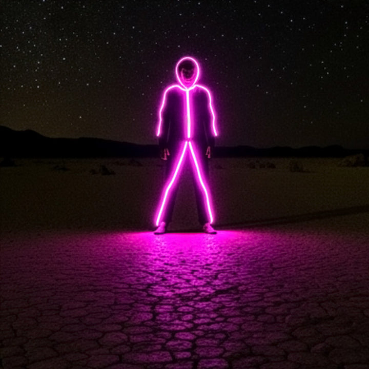 Adult LED stickman costume