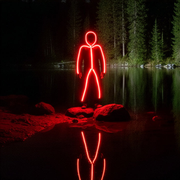 Adult LED stickman costume