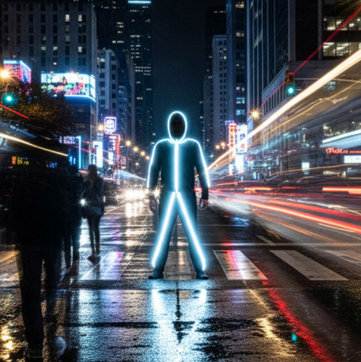 Adult LED stickman costume
