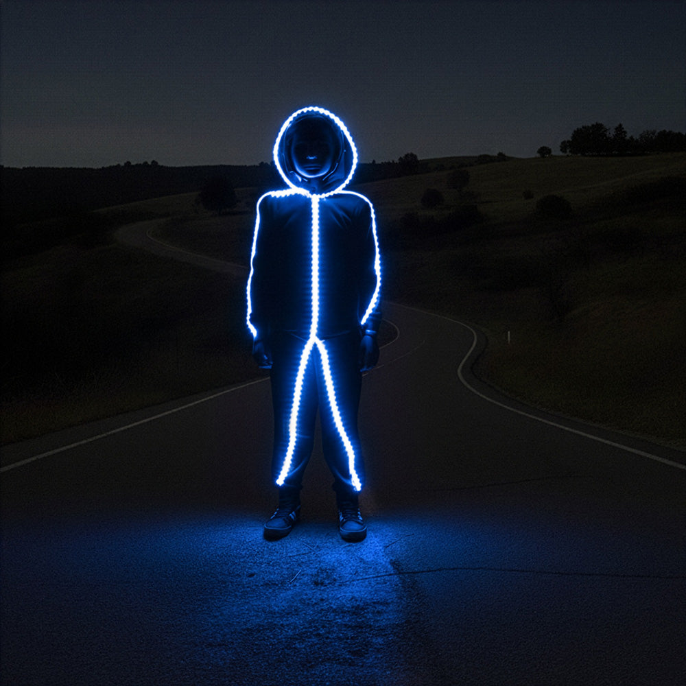 Kids LED stickman costume