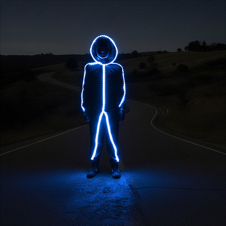 Kids LED stickman costume
