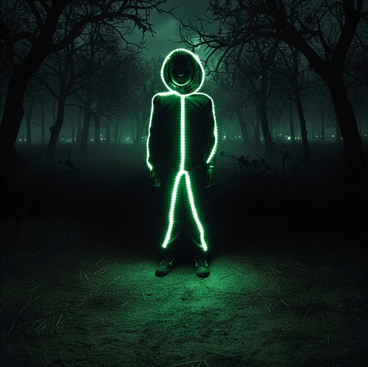 Kids LED stickman costume