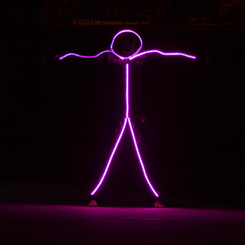 Luminoid Digital Smart light up LED Stick Figure Kit by Glowy Zoey