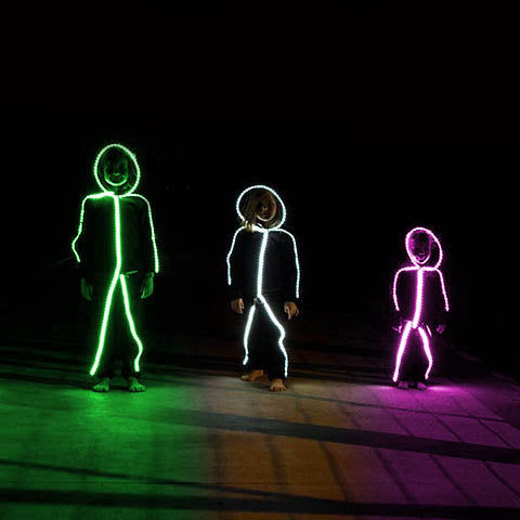Kid's LED lightup stick figure stickman