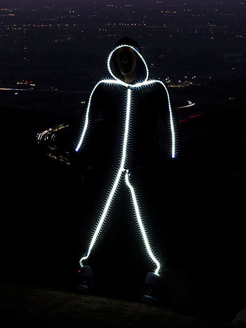 RGB Color Changeable light up LED Stick Figure Kit by Glowy Zoey